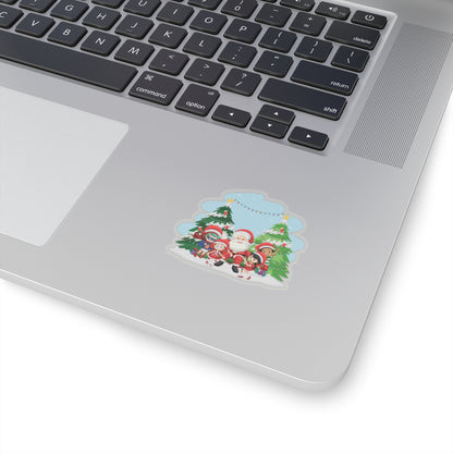 Kiss-Cut Stickers - Super kiddo with santa claus - [[{"value":"Wonderwear Kid"}]]
