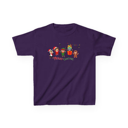 Kids Heavy Cotton™ Tee - Merry christmas by super kiddo and friends - [[{"value":"Wonderwear Kid"}]]