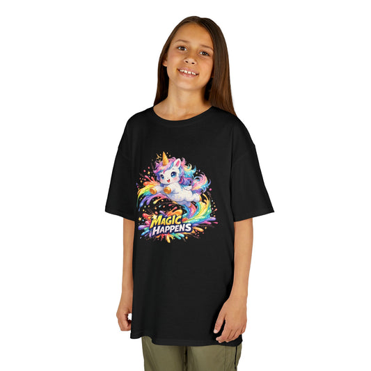 Kids Heavy Cotton™ Tee - Magic Happens