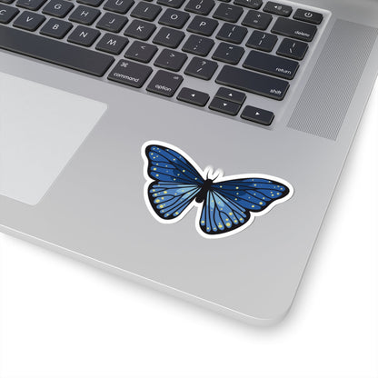 Kiss-Cut Stickers - Blue butterfly Printify