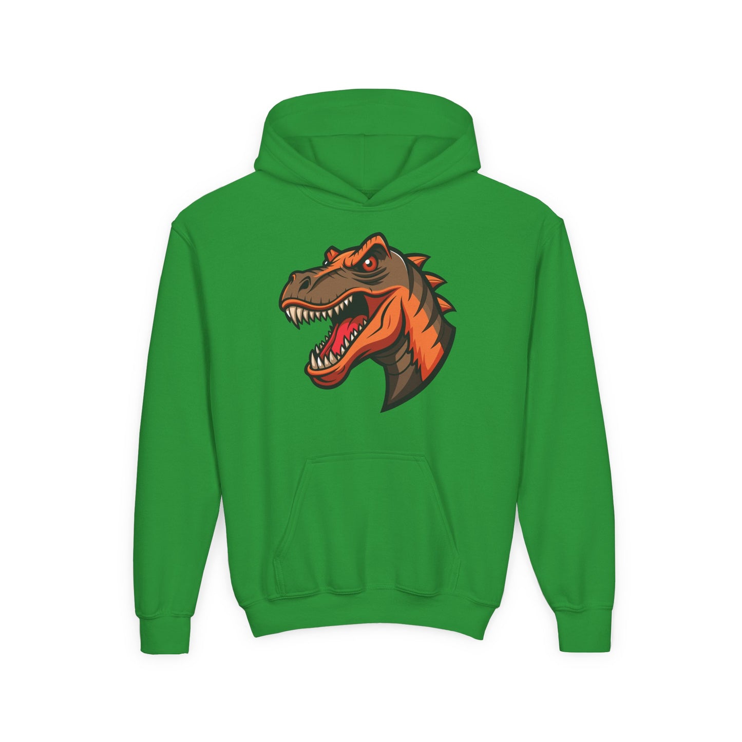 Youth Heavy Blend Hooded Sweatshirt -  Tyrannosaurus rex