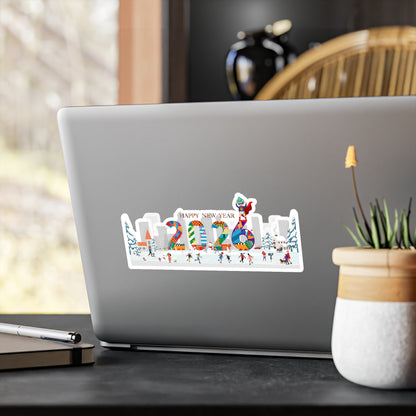 Christmas Kiss-Cut Vinyl Decals – Happy 2026 - [[{"value":"Wonderwear Kid"}]]
