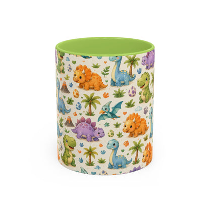 Accent Coffee Mug  (11/15 oz) - Baby Dinosaurs Nursery