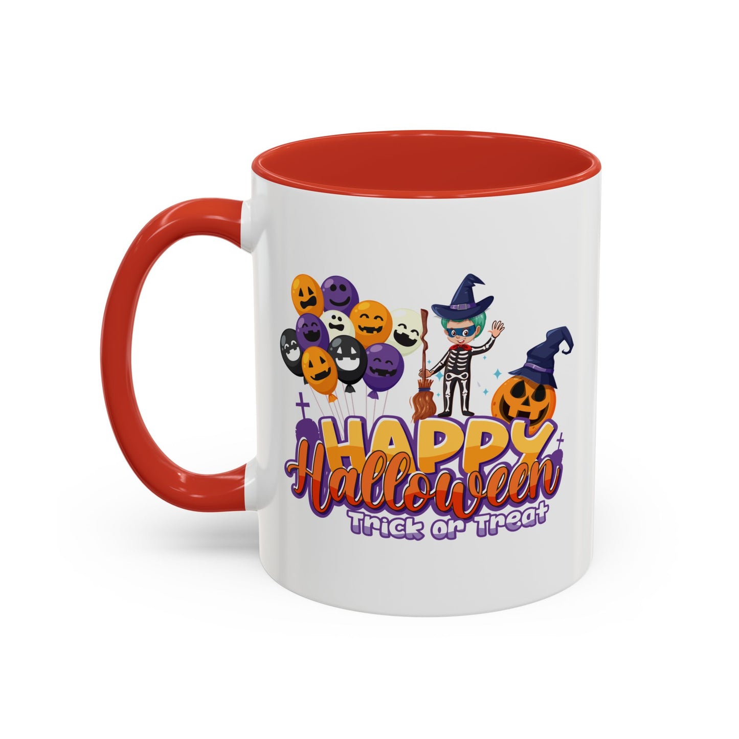 Accent Coffee Mug - Happy halloween trick or treat