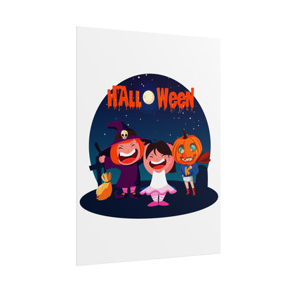 Rolled Posters - Super kiddo wearing pumpkin - [[{"value":"Wonderwear Kid"}]]