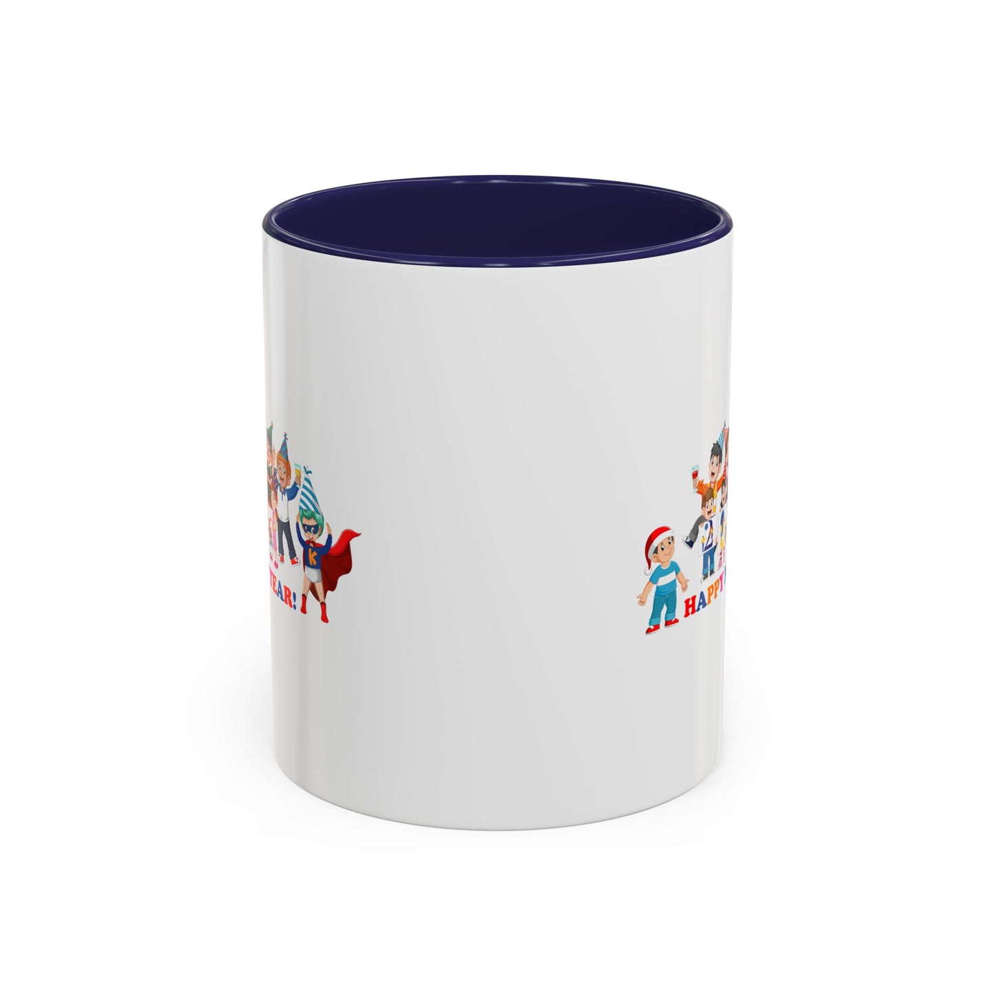 Accent Coffee Mug - Happy new year from super kiddo