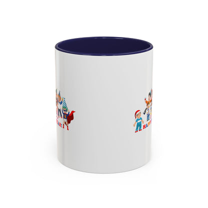 Accent Coffee Mug - Happy new year from super kiddo - [[{"value":"Wonderwear Kid"}]]