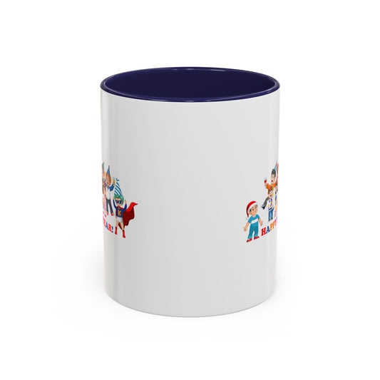 Accent Coffee Mug - Happy new year from super kiddo