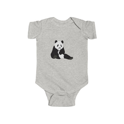 Baby Laughing Panda Bodysuit - Infant Onesie Printify