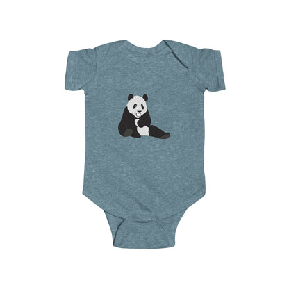 Baby Laughing Panda Bodysuit - Infant Onesie Printify