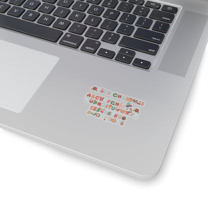 Kiss-Cut Stickers - Christmas alphabet - [[{"value":"Wonderwear Kid"}]]
