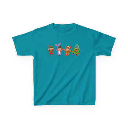 Kids Heavy Cotton™ Tee - Super kiddo in christmas tree attire - [[{"value":"Wonderwear Kid"}]]