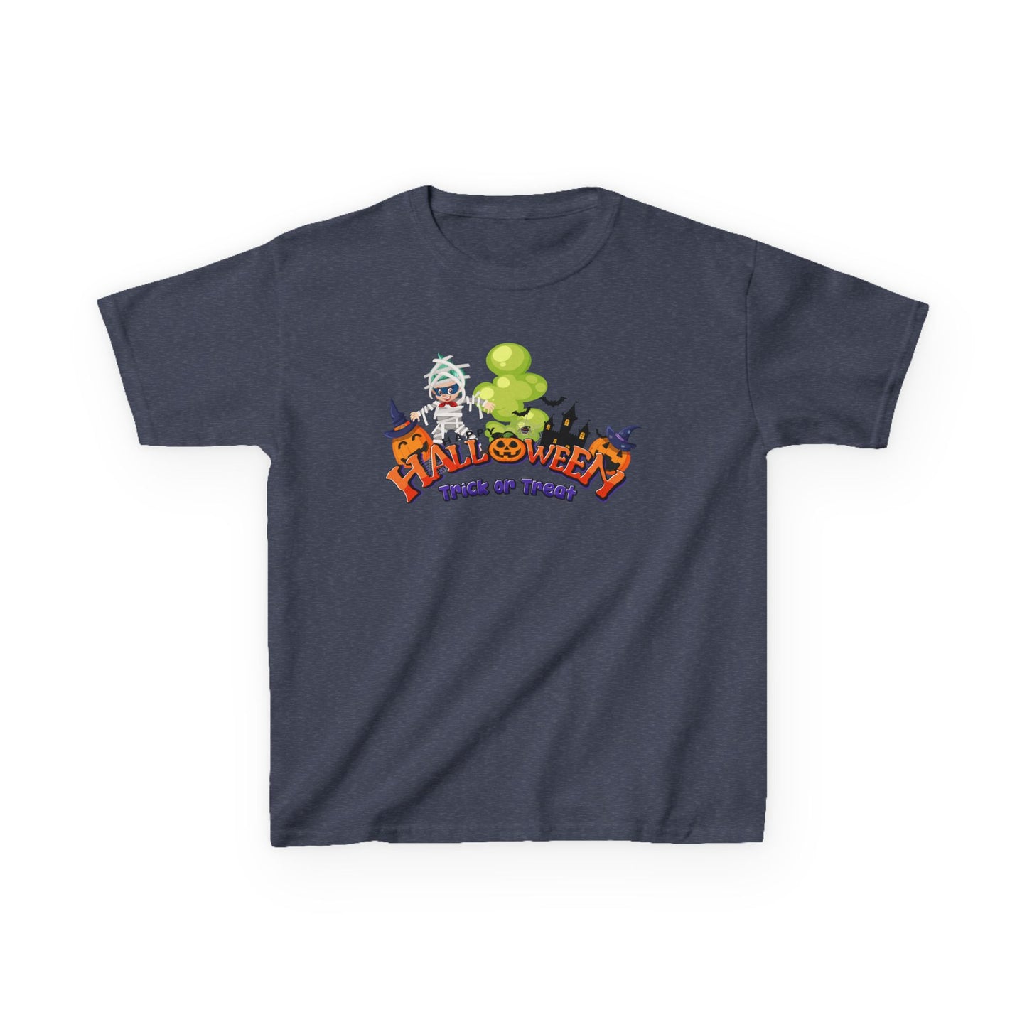 Kids Heavy Cotton™ Tee - Trick or Treat - [[{"value":"Wonderwear Kid"}]]