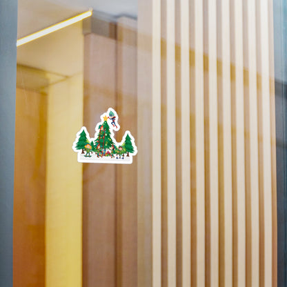 Christmas Kiss-Cut Vinyl Decals – Super kiddo putting the stars - [[{"value":"Wonderwear Kid"}]]