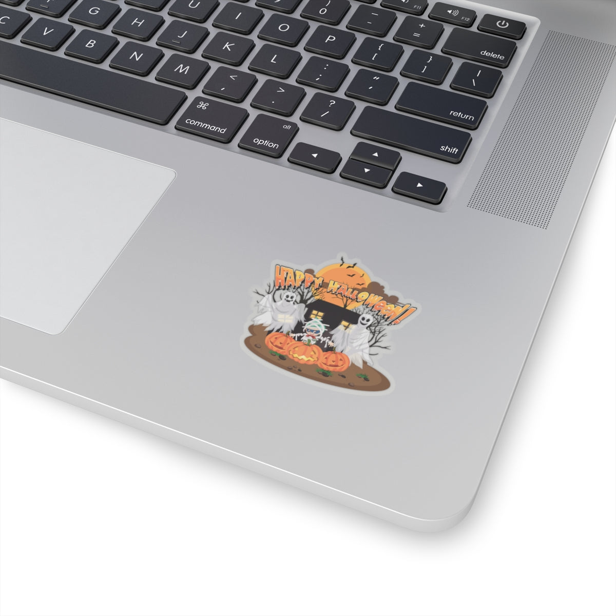 Kiss-Cut Stickers - Super kiddo with ghost - [[{"value":"Wonderwear Kid"}]]