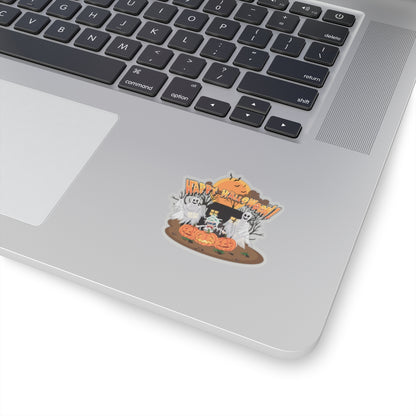Kiss-Cut Stickers - Super kiddo with ghost - [[{"value":"Wonderwear Kid"}]]