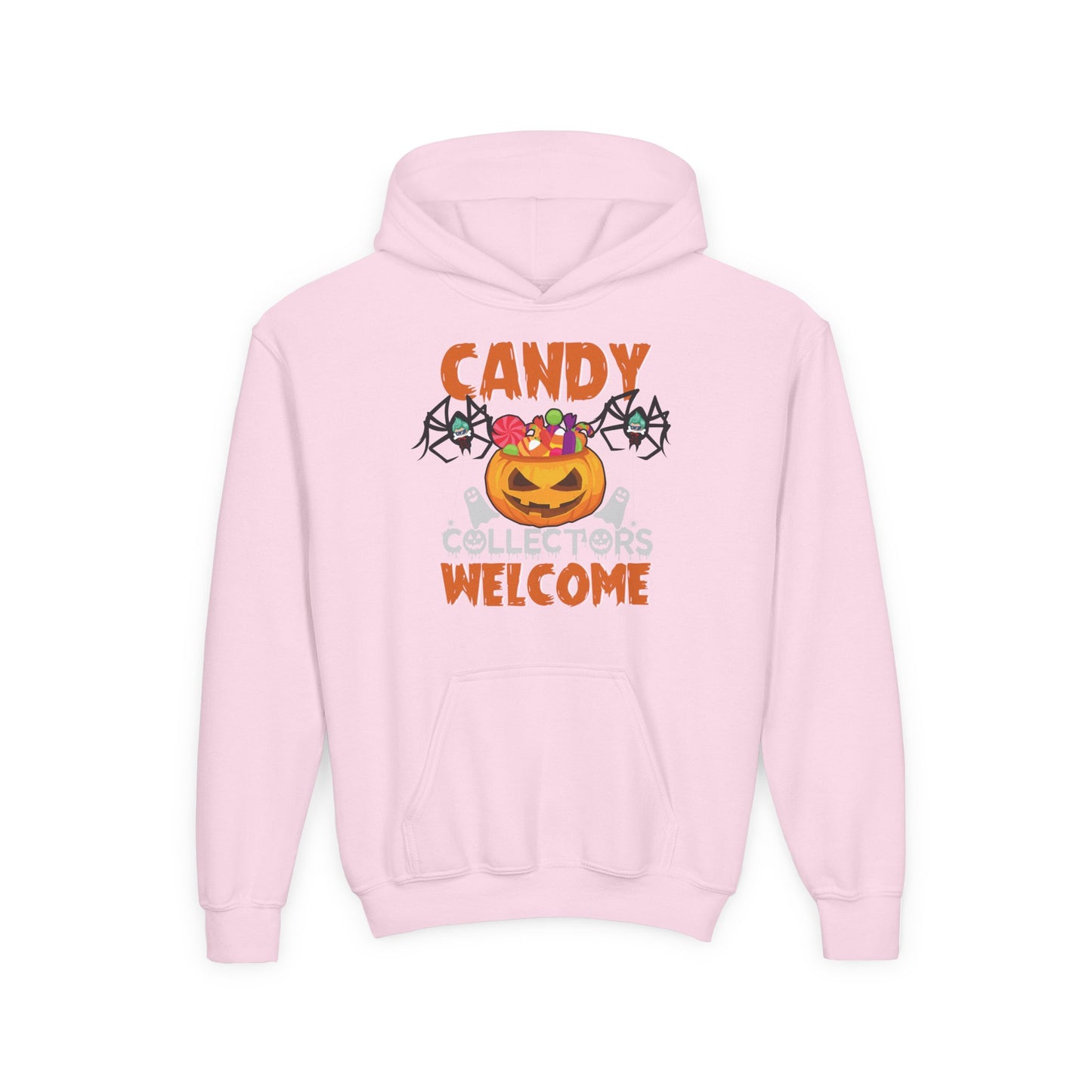 Youth Heavy Blend Hooded Sweatshirt - Candy collectors by super kiddo