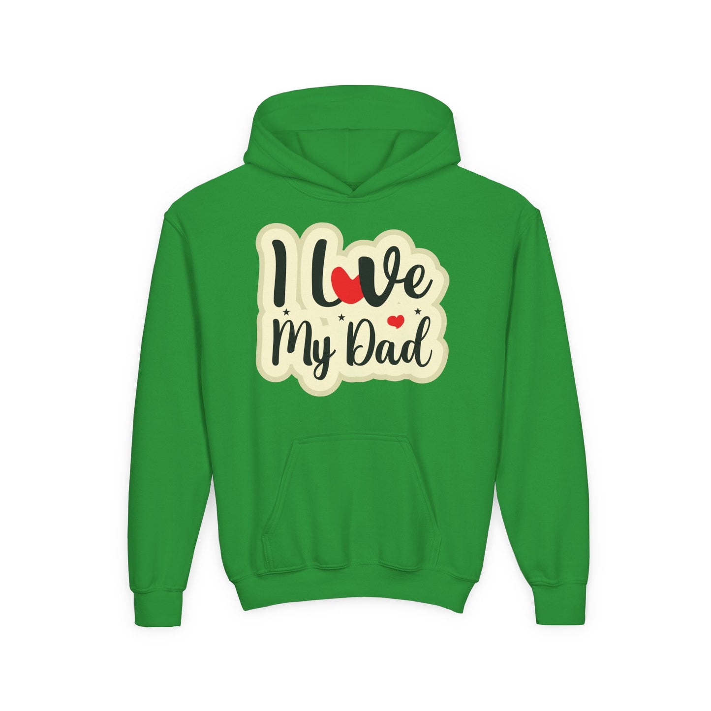 Youth Heavy Blend Hooded Sweatshirt - i love my dad