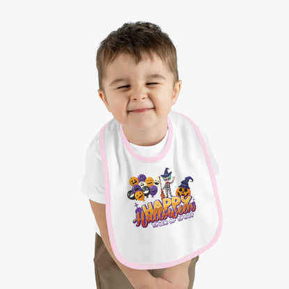 Baby Bib - Happy halloween trick or treat - [[{"value":"Wonderwear Kid"}]]