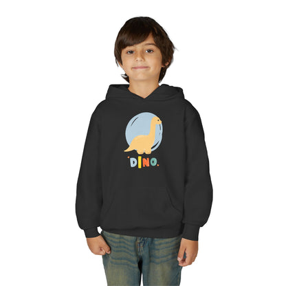 Kids Dino Embrace Hoodie Printify