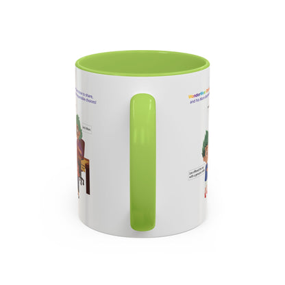 Accent Coffee Mug - WonderWear Origin - [[{"value":"Wonderwear Kid"}]]