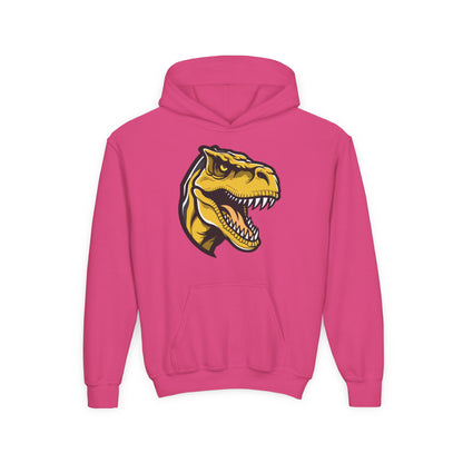 Youth Heavy Blend Hooded Sweatshirt - Tyrannosaurus rex Printify
