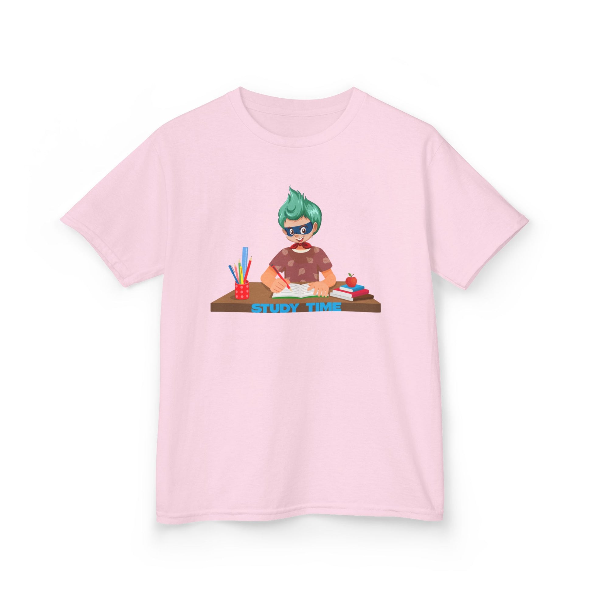 Kids Heavy Cotton™ Tee - Super kiddo studying - [[{"value":"Wonderwear Kid"}]]