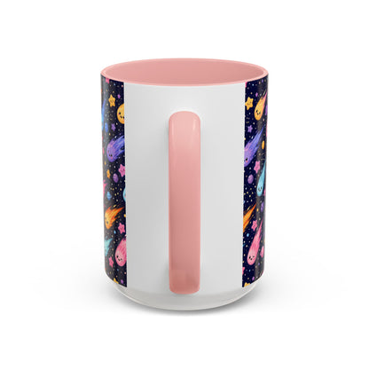 Accent Coffee Mug  (11/15 oz) - Cosmic Comet