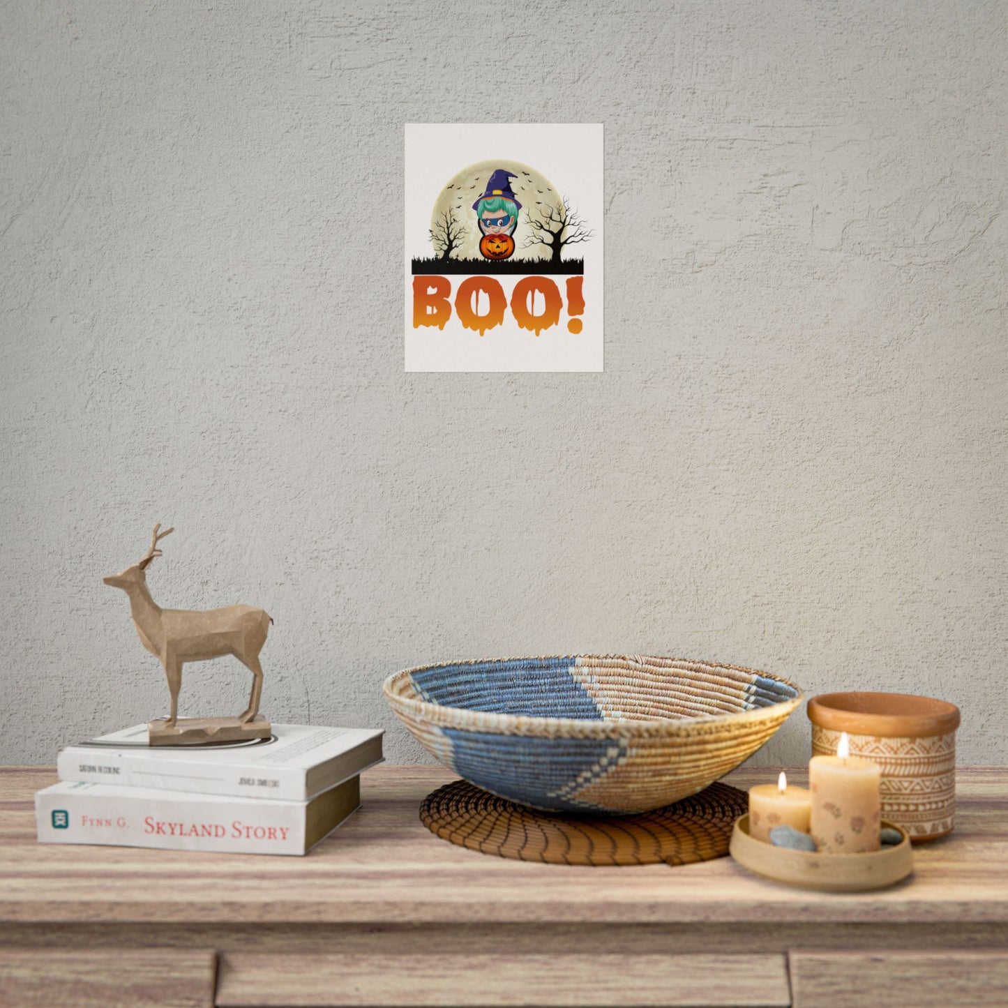 Rolled Posters - 'Boo!' - [[{"value":"Wonderwear Kid"}]]
