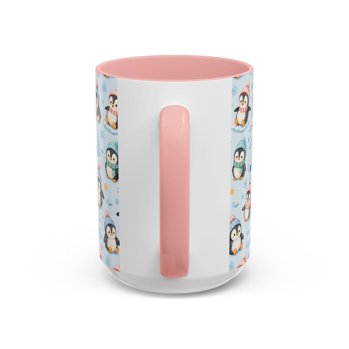 Accent Coffee Mug  (11/15 oz) - Penguin Winter Wonderland