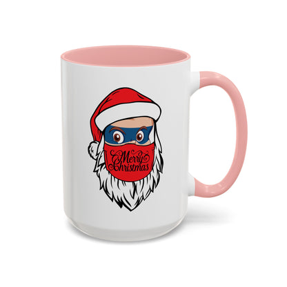 Accent Coffee Mug - Santa Super kiddo - [[{"value":"Wonderwear Kid"}]]