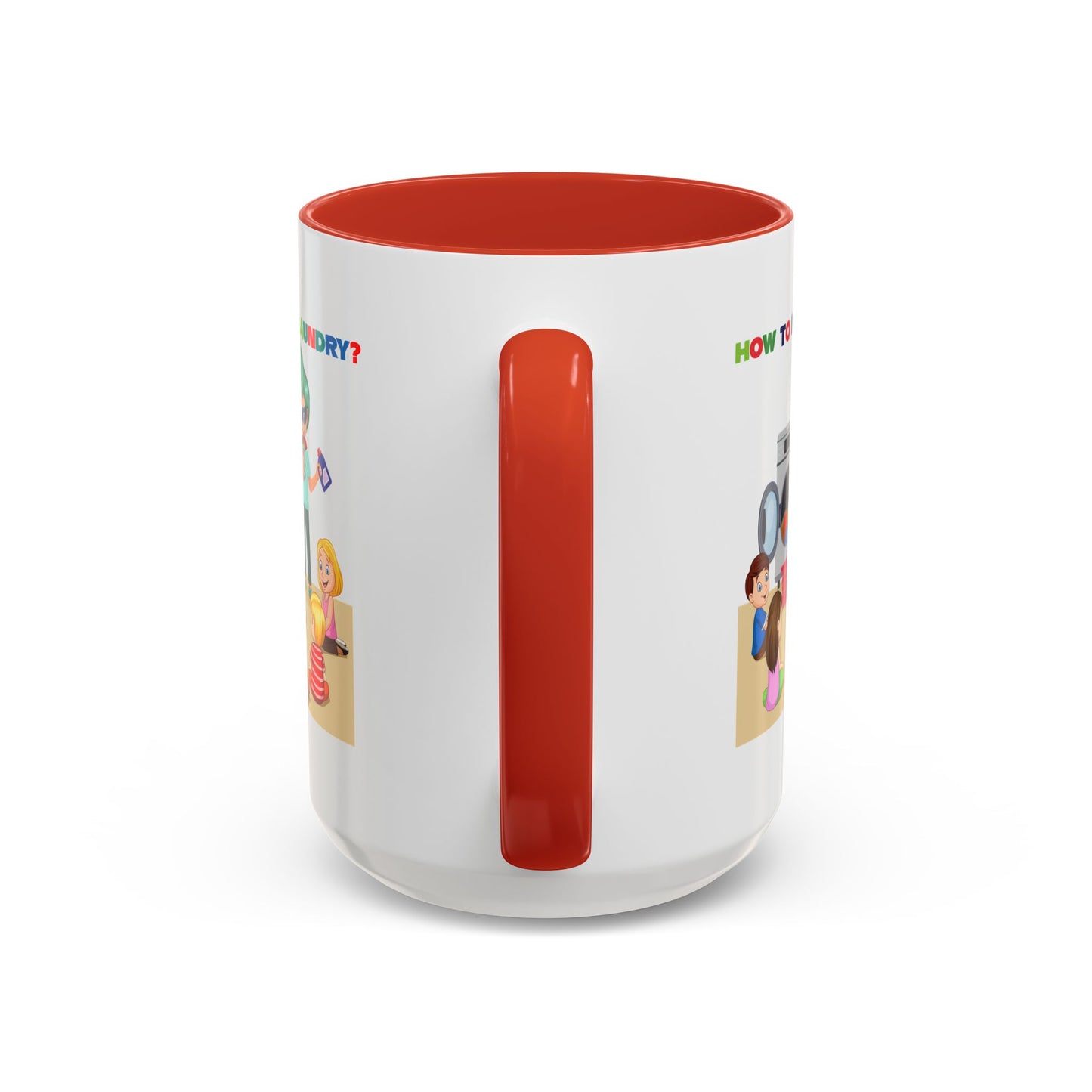Accent Coffee Mug - super kiddo teaching laundry
