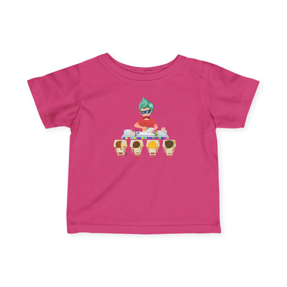Infant Fine Jersey Tee - Little kiddo teaching to wash dishes - [[{"value":"Wonderwear Kid"}]]