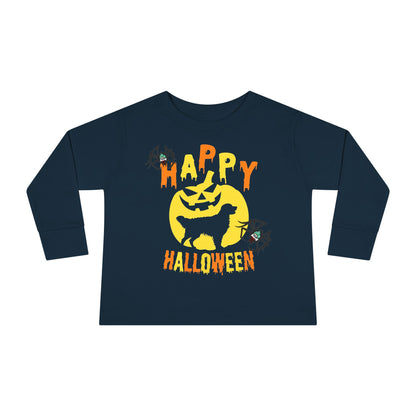 Toddler Long Sleeve Tee - Happy holloween Printify
