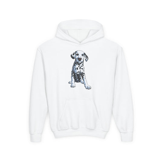 Youth Heavy Blend Hooded Sweatshirt - Dalmatian