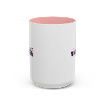Accent Coffee Mug - Holloween word Printify
