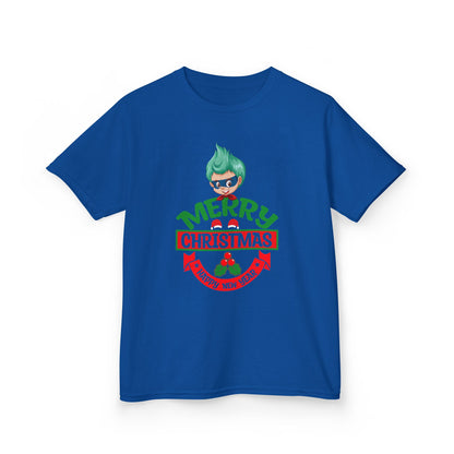 Kids Heavy Cotton™ Tee - Merry chridtmas from super kiddo - [[{"value":"Wonderwear Kid"}]]
