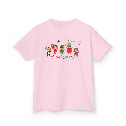 Kids Heavy Cotton™ Tee - Merry christmas by super kiddo and friends - [[{"value":"Wonderwear Kid"}]]