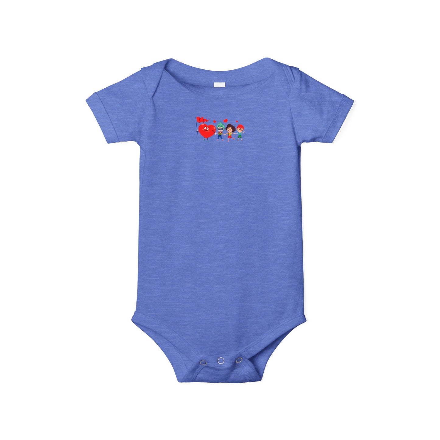 Infant Jersey One Piece - Valentines - Holding hands - [[{"value":"Wonderwear Kid"}]]