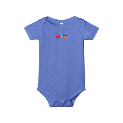 Infant Jersey One Piece - Valentines - Holding hands - [[{"value":"Wonderwear Kid"}]]