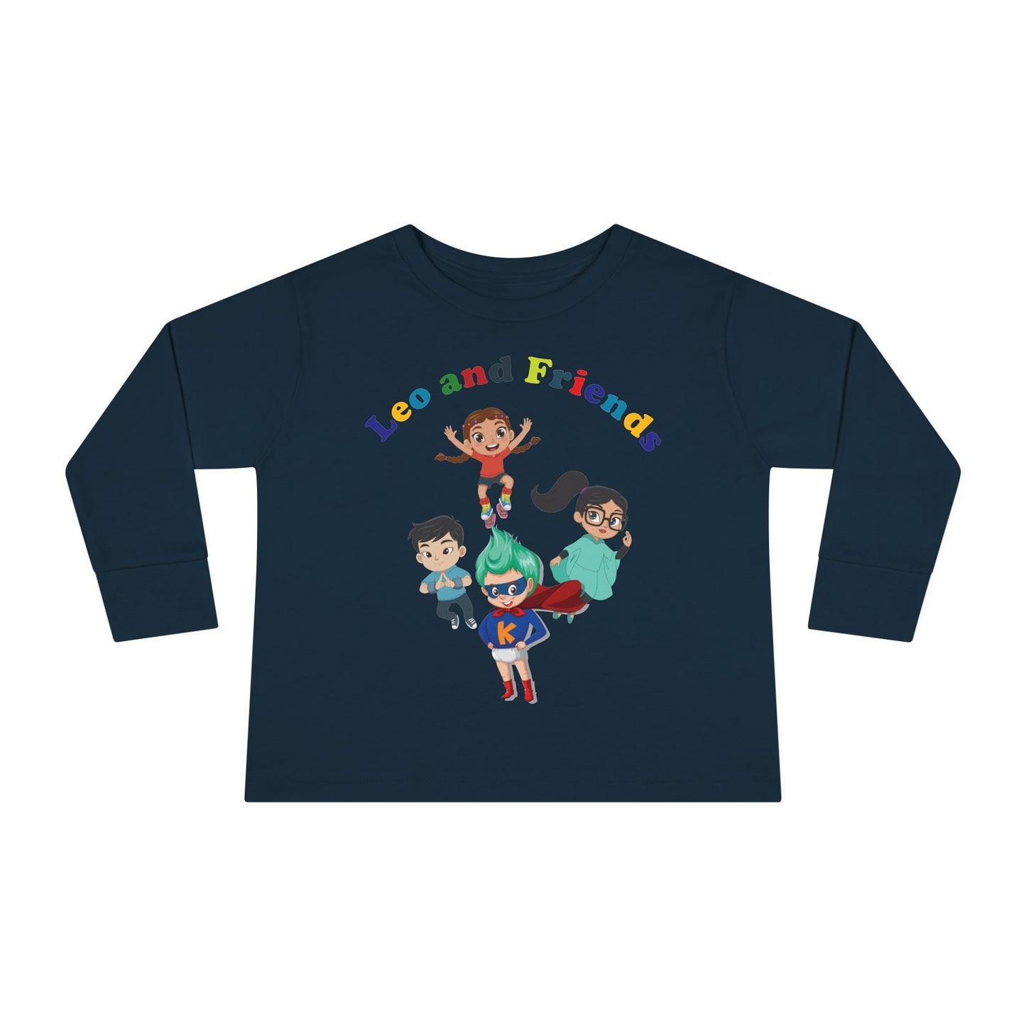 Toddler Long Sleeve Tee - Leo & Friends - [[{"value":"Wonderwear Kid"}]]