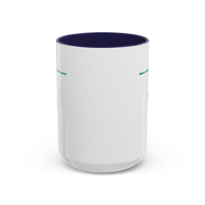 Accent Coffee Mug - Super kiddo brushing teeth - [[{"value":"Wonderwear Kid"}]]