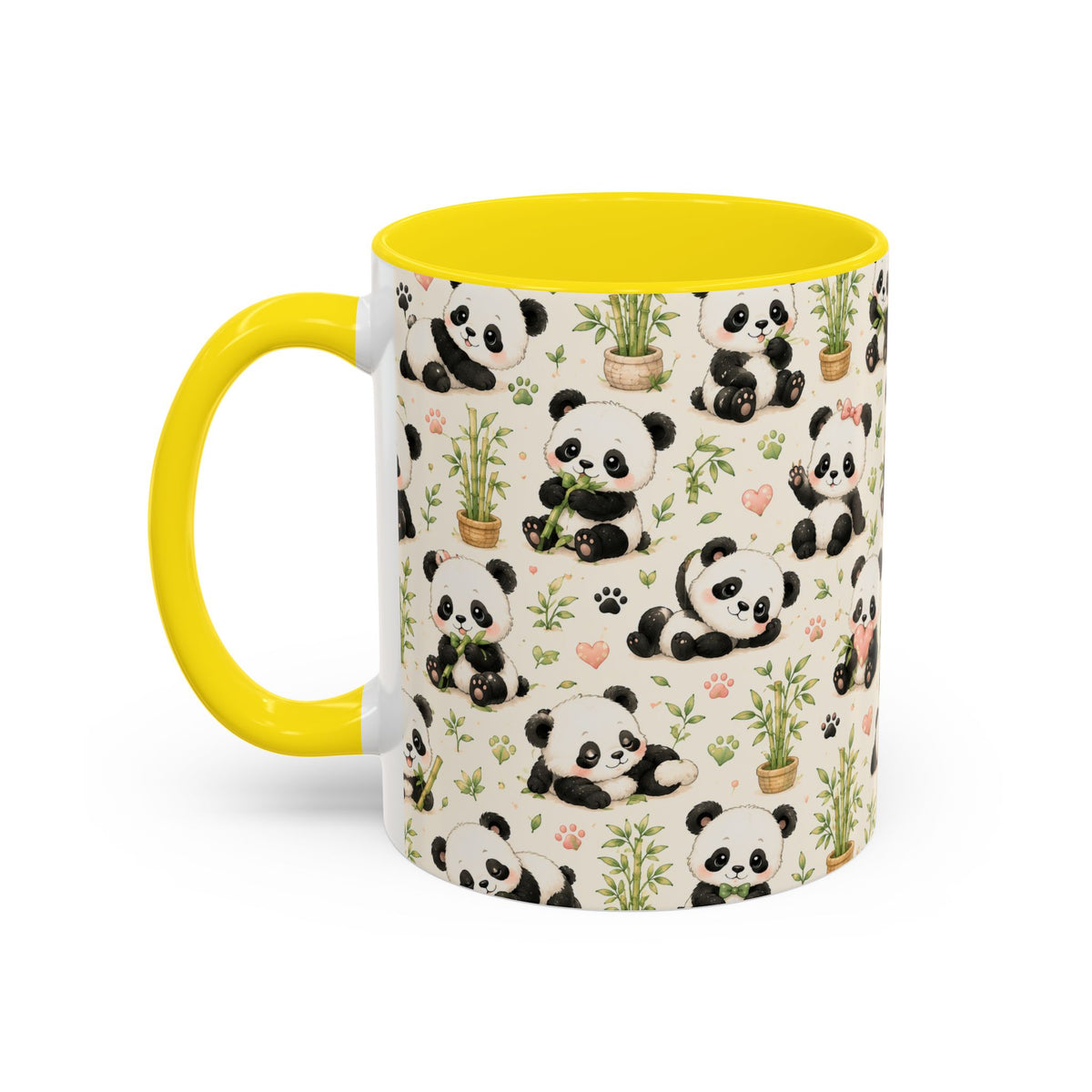 Accent Coffee Mug  (11/15 oz) - baby pandas