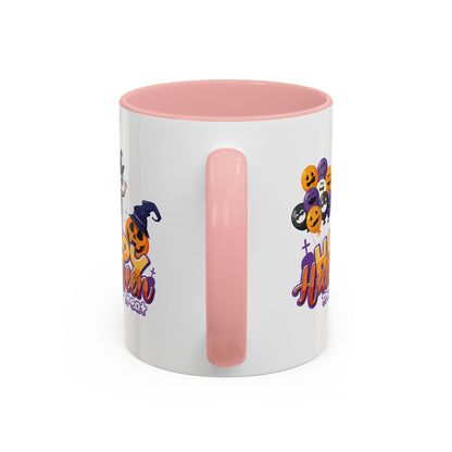 Accent Coffee Mug - Happy halloween trick or treat - [[{"value":"Wonderwear Kid"}]]