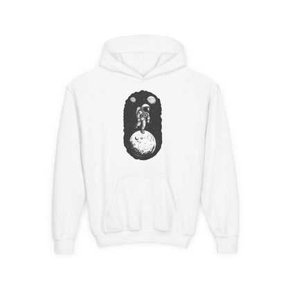Youth Heavy Blend Hooded Sweatshirt - Cosmic Adventure Printify