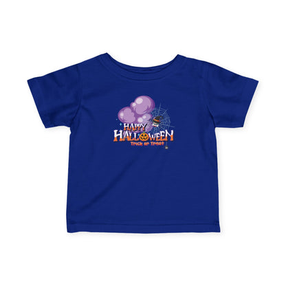 Infant Fine Jersey Tee - Happy holloween - spider kiddo - [[{"value":"Wonderwear Kid"}]]