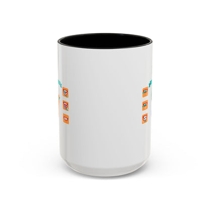 Accent Coffee Mug - Super kiddo how to brush teeth - [[{"value":"Wonderwear Kid"}]]