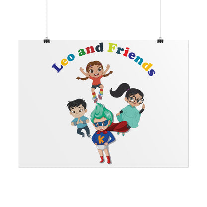 Rolled Posters - Leo & Friends - [[{"value":"Wonderwear Kid"}]]