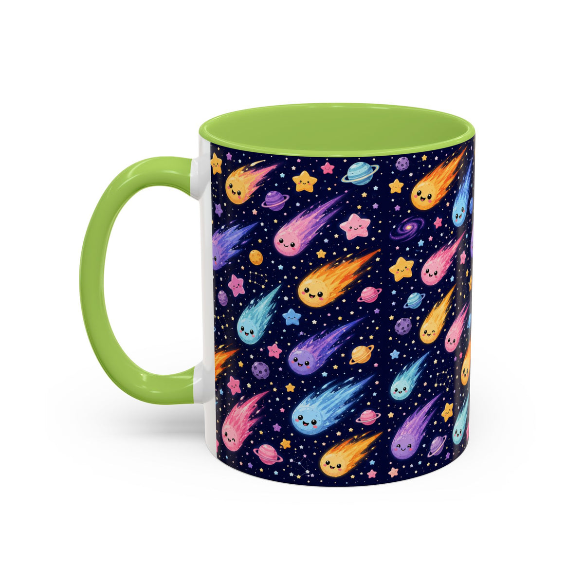 Accent Coffee Mug  (11/15 oz) - Cosmic Comet