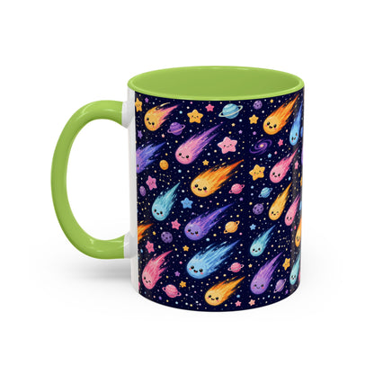 Accent Coffee Mug  (11/15 oz) - Cosmic Comet